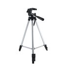Tripod Állvány Fényképezőgéphez/Okostelefonhoz, 330A, akár 135cm, vízszintmérővel, ezüst