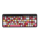 MOFII vezeték nélküli Bluetooth billentyűzet, Nemzetközi kiosztás, fekete/piros