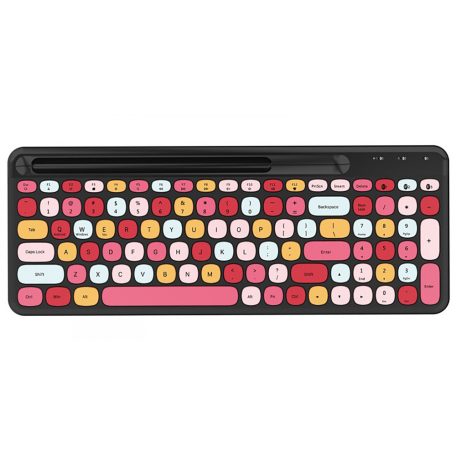 MOFII vezeték nélküli Bluetooth billentyűzet, Nemzetközi kiosztás, lila/pink
