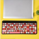 MOFII vezeték nélküli Bluetooth billentyűzet, Nemzetközi kiosztás, fekete/piros