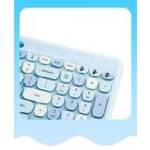 MOFII vezeték nélküli Bluetooth billentyűzet, Nemzetközi kiosztás, fekete/piros