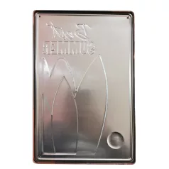   Vintage Dekor Fémtábla, dombornyomott 'Summer' felirat, retro hangulatú kialakítás, 20x30cm