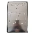 Vintage Dekor Fémtábla, dombornyomott 'CHEERS' felirat, retro hangulatú kialakítás, 'Egészségedre!' 29 nyelven, 20x30cm