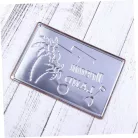 Vintage Dekor Fémtábla, dombornyomott 'DREAM LAND' felirat, retro hangulatú kialakítás, 30x20cm