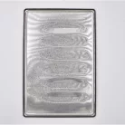 Vintage Dekor Fémtábla, dombornyomott szörf deszkák, retro hangulatú kialakítás, 30x20cm