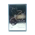 Vintage Dekor Fémtábla, dombornyomott 'Let the best drop' felirat, retro hangulatú kialakítás, 20x30cm