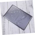 Vintage Dekor Fémtábla, dombornyomott 'Cupcakes Happen' felirat, retro hangulatú kialakítás, 20x30cm