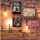 Vintage Dekor Fémtábla, dombornyomott, 'Beauty is in the EYE of the Beer holder' felirat, retro hangulatú kialakítás, 20x30cm, vintage fekete háttér