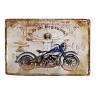 Vintage Dekor Fémtábla, dombornyomott, 'In the Beginning' felirat, retro hangulatú kialakítás, 30x20cm, Leonardo da Vinci emberábrázolása és alkotásai a háttérben