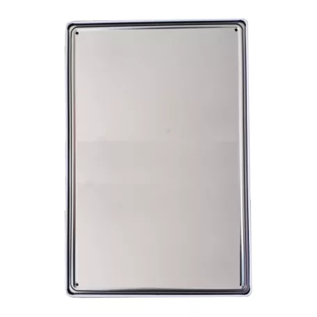 Vintage Dekor Fémtábla, 'Silver Palate Champagne' felirattal, retro hangulatú kialakítás, 20x30cm