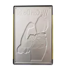 Vintage Dekor Fémtábla, dombornyomott 'We Can Do It!' felirat, retro hangulatú kialakítás, 20x30cm