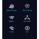 Wi-Fi 6 Router, 1775 Mbit/s, fehér