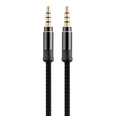 Soyink Audio kábel, 3,5mm JackAudio, AUX kábel, 1,5 méter, fekete