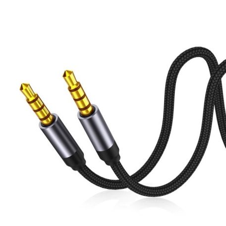 Soyink Audio kábel, 3,5mm JackAudio, AUX kábel, 3 méter, fekete