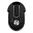 Mobiltelefon és Tablet tartó, öntapadós, összehajtható, akár autó szellőzőrácsra is szerelhető, fekete