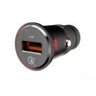 LDNIO® Autós USB szivargyújtó töltő, 1xUSB csatlakozóval, Quick Charge 3.0, 5V/3A, barna/szürke