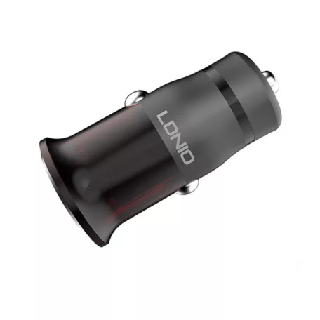 LDNIO® Autós USB szivargyújtó töltő, 1xUSB csatlakozóval, Quick Charge 3.0, 5V/3A, barna/szürke