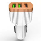 LDNIO® Autós USB szivargyújtó töltő, 3xUSB csatlakozóval, Quick Charge 3.0, 5V/7A, fehér