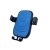 Autós Mobiltelefontartó Szellőzőre, szellőzőrácsra helyezhető, Vezeték nélküli töltés, kék-fekete