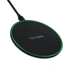 Vezeték nélküli töltő, 10W-os töltő pad, fekete