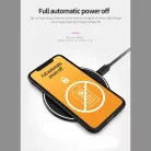 Vezeték nélküli töltő, 10W-os töltő pad, fekete