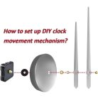 DIY öntapados dekoratív falióra, 3D-s, kör lakú, állítható 90-100cm átmérő, piros