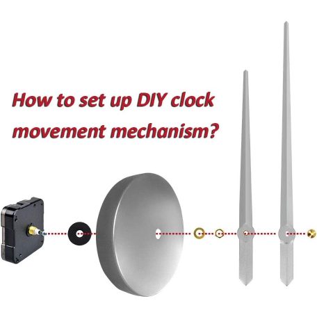 DIY öntapados dekoratív falióra, 3D-s, kör lakú, állítható 90-100cm átmérő, piros