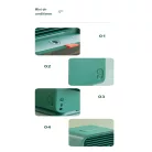 Aromaterápiás Mini Párologtató Léghűtő, 3 fokozatú ventilátor, 4000mAh akkumulátor, sötétzöld