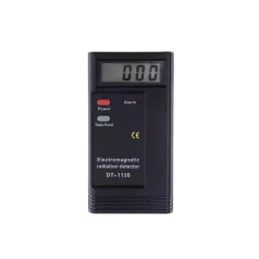   Professzionális Elektromágneses Sugárzásmérő, 0.4 mp válaszidő, digitális LCD kijelző, fekete