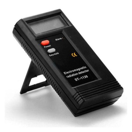 Professzionális Elektromágneses Sugárzásmérő, 0.4 mp válaszidő, digitális LCD kijelző, fekete