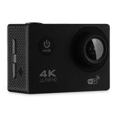   WiFi-s Akciókamera, F-60, 12MP sportkamera, FullHD video/60FPS, max. 64GB TF Card, 30m-ig vízálló, A+ 170°, fekete