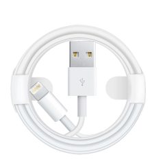   Prémium adat- és töltőkábel, Lightning/USB típusú csatlakozó, 1 méter, fehér