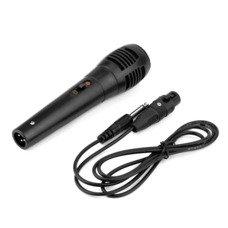 Vezetékes Mikrofon, 6,35mm,1.5m kábel, FS-02 fekete