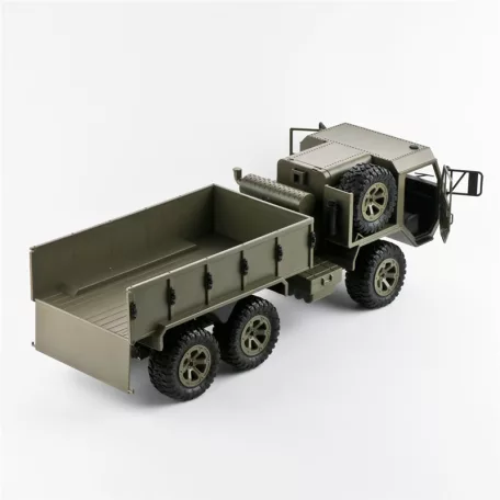 Fayee Távirányítós U.S. Army katonai teherautó, 2,4 GHz-es rádióvezérlésű, 1:16 arány, 6WD off road, 15km/h, 14 év feletti gyermekek számára, zöld