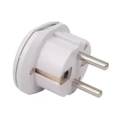 Utazó adapter, EU-s aljzatba, EU/UK+AU+USA, fehér