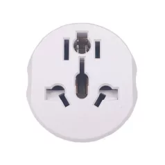 Utazó adapter, EU-s aljzatba, EU/UK+AU+USA, fehér