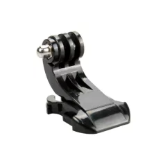   Sportkamera adapter, 2db, J-Hook support, csatra csatolható, például bukósisak, mellpánt, fejpánt csatra, sportkamerákkal kompatibilis, fekete