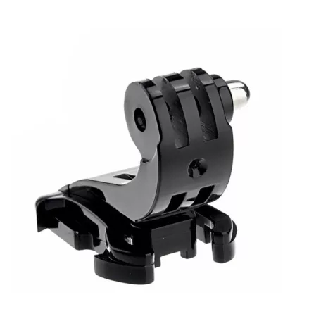 Sportkamera adapter, 2db, J-Hook support, csatra csatolható, például bukósisak, mellpánt, fejpánt csatra, sportkamerákkal kompatibilis, fekete