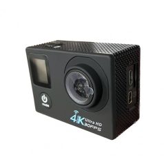   WiFi-s Akciókamera, H22, 12MP sportkamera, FullHD video/60FPS, max.32GB TF Card, 30m-ig vízálló, A+ 170°, fekete