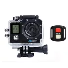 WiFi-s Akciókamera, H22, 12MP sportkamera, FullHD video/60FPS, max.32GB TF Card, 30m-ig vízálló, A+ 170°, fekete