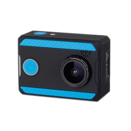 WiFi-s Akciókamera, H26, 12MP sportkamera, FullHD video/60FPS, max.64GB TF Card, 30m-ig vízálló, kék-fekete