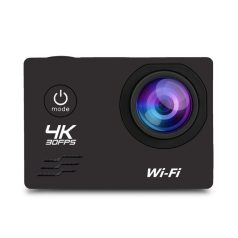   WiFi-s Sportkamera, H-16-4, 12MP akciókamera, FullHD video/60FPS, max.32GB TF Card, 30m-ig vízálló, A+ 170°, fekete