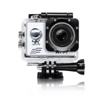 WiFi-s Sportkamera, H-16-4, 12MP akciókamera, FullHD video/60FPS, max.32GB TF Card, 30m-ig vízálló, A+ 170°, ezüst