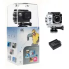 WiFi-s Sportkamera, H-16-4, 12MP akciókamera, FullHD video/60FPS, max.32GB TF Card, 30m-ig vízálló, A+ 170°, ezüst