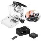 WiFi-s Sportkamera, H-16-4, 12MP akciókamera, FullHD video/60FPS, max.32GB TF Card, 30m-ig vízálló, A+ 170°, ezüst