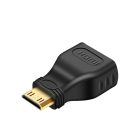 HDMI átalakitó adapter, Mini HDMI->HDMI, aranyozott csatlakozó, fekete