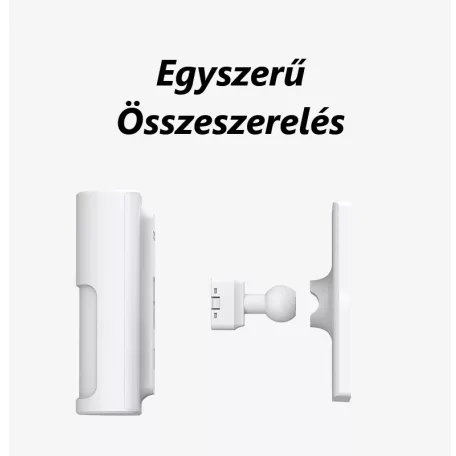 Vezeték Nélküli Mozgásérzékelő, Infra érzékelővel, Intelligens riasztó rendszerhez, 433MHz/868MHz, fehér