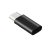 OTG átalakitó adapter (Lightning->USB-C), fekete
