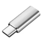 Univerzális OTG adapter (Lightning->USB-C), USB 3.0,  laptoppal és mobiltelefonnal, ezüst