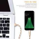 Univerzális OTG adapter (Lightning->USB-C), USB 3.0,  laptoppal és mobiltelefonnal, ezüst